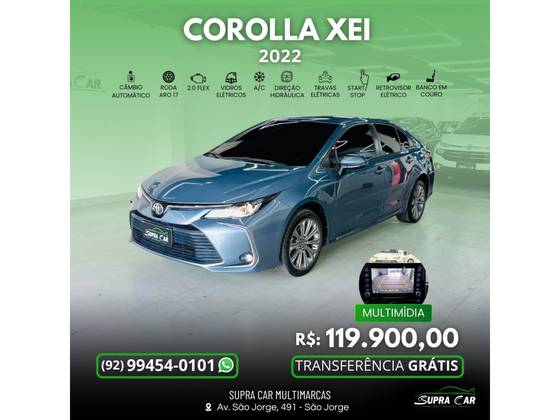 TOYOTA COROLLA 2.0 VVT-IE FLEX XEI DIRECT SHIFT TOYOTA COROLLA 2.0 VVT-IE FLEX XEI DIRECT SHIFT
